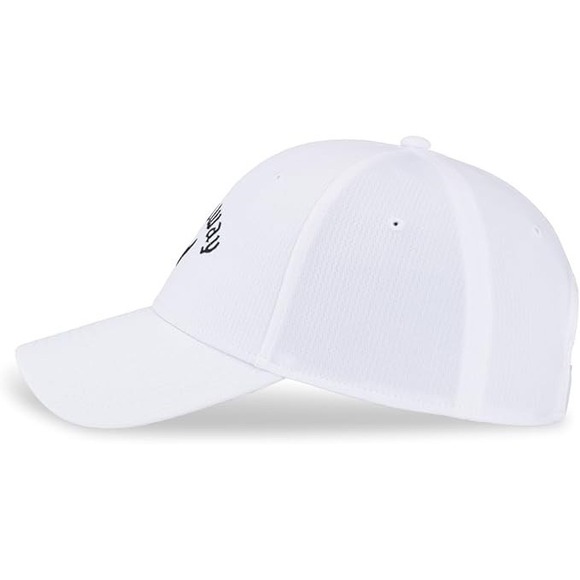 Callaway Unisex Adult Perf Front Crest Str Cap, White - Picture 4 of 5
